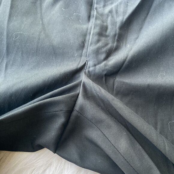 Perry Ellis City Fit Dress Pants Sz 38/30 Poly Rayon Straight Black Career Work - Picture 10 of 11